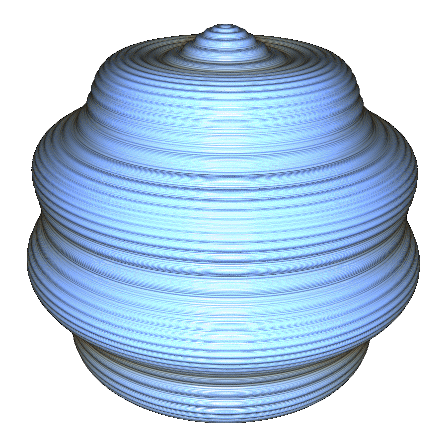 Power-11 Juliabulb Beehive at (0, 0, 0.5)