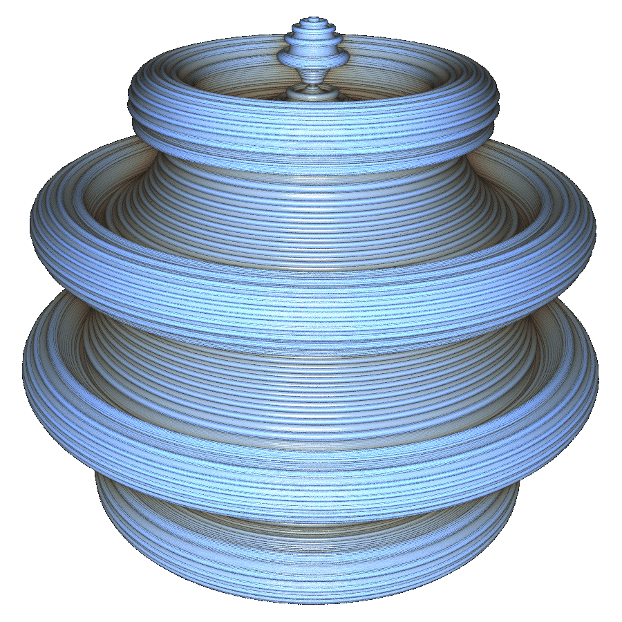 Power-11 Juliabulb Beehive at (0, 0, 1)