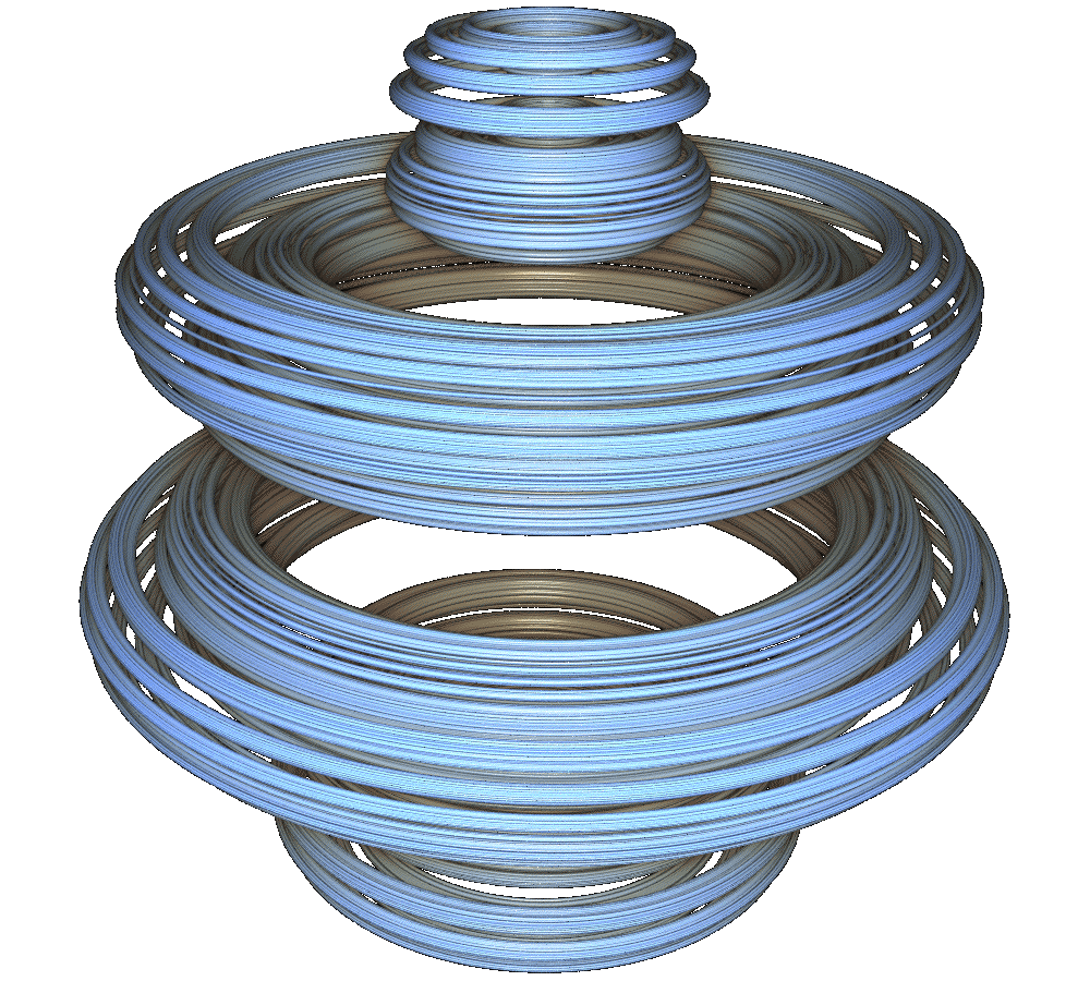 Power-8 Juliabulb Beehive at (0, 0, 1)