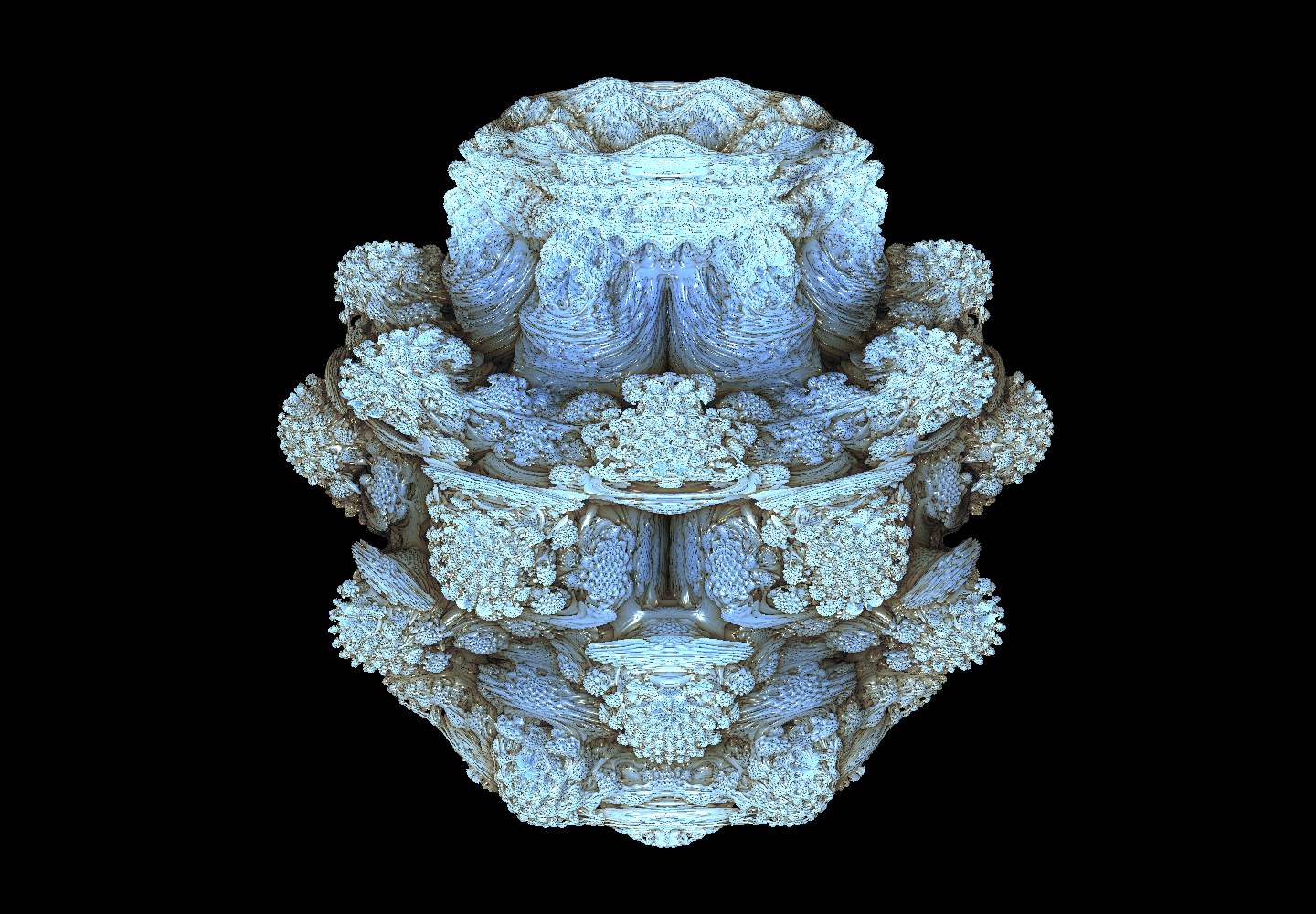 Mandelbulb in Blue and Gold